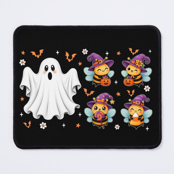 Item preview, Halloween Ghost and Witch Bees Cute Spooky Costume designed and sold by varin-studio.