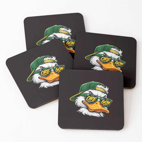 Item preview, Oregon Duck with Sunglasses Cool Sports Fan designed and sold by ImeldaSparks.