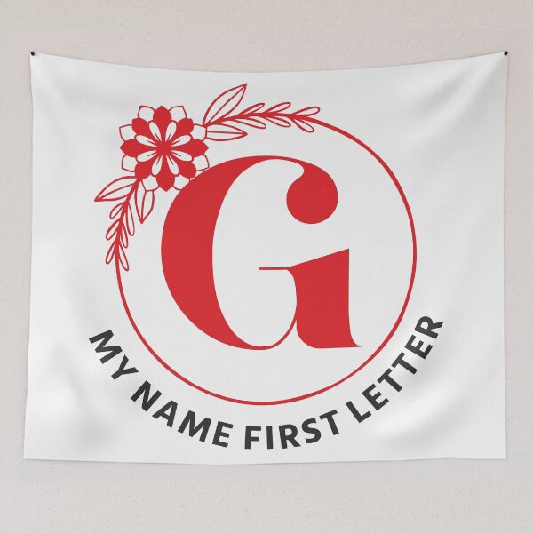Item preview, My Name First Letter - Personalized Name Initial Letter Typography | Custom First Alphabet Name Art | Monogram Initial Design designed and sold by 440CREATIVES.