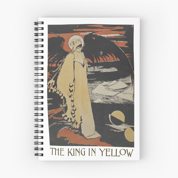 Item preview, The King in Yellow Art Nouveau Winged Figure designed and sold by CaleWolff.