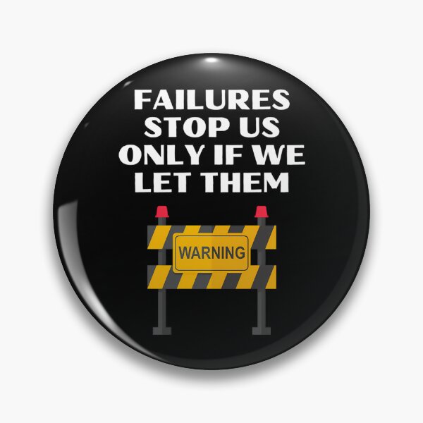 Item preview, Warning Message About Failure - Fear Of Failure designed and sold by Lion-Minard.