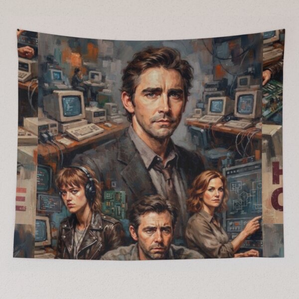 Item preview, Halt and Catch Fire Fine Art Tribute designed and sold by Art's Diner.