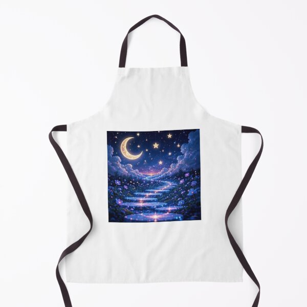 Item preview, Magical Moonlight Path in Clouds designed and sold by ThilankaDesign.