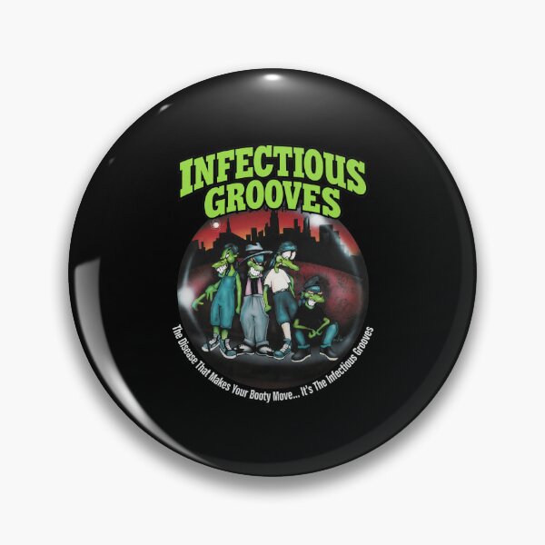 Item preview, Infectious Grooves Band Cartoon Style Art designed and sold by ALEXVANMME.