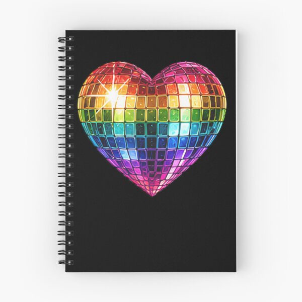 Item preview, Rainbow Heart Disco Ball Pride Sparkle 70s Party designed and sold by Jt41.