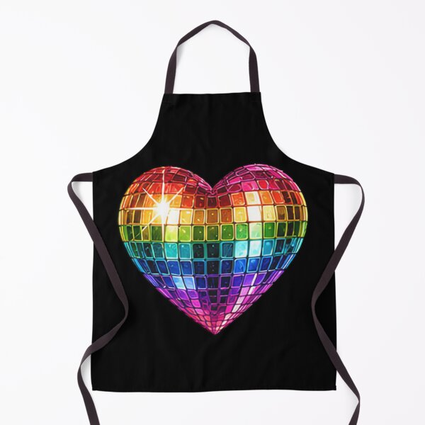 Item preview, Rainbow Heart Disco Ball Pride Sparkle 70s Party designed and sold by Jt41.