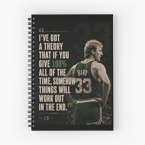 Item preview, I've got a theory - Larry Bird quote designed and sold by BallerQuotes.