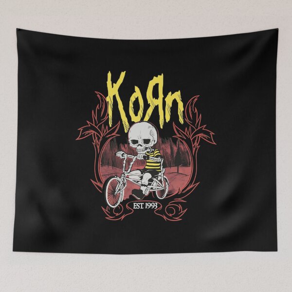 Item preview, Korn Est 1993 Skeleton Biker  Appar designed and sold by ALEXVANMME.
