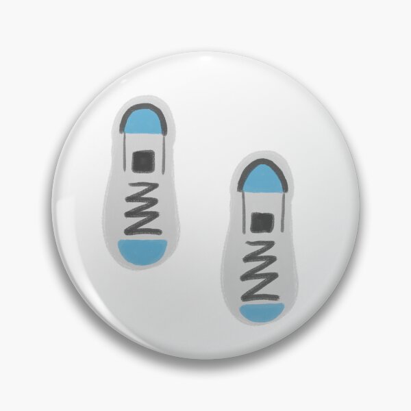 Item preview, Cute Blue Hand Drawn Casual Sneakers designed and sold by raun.draw.