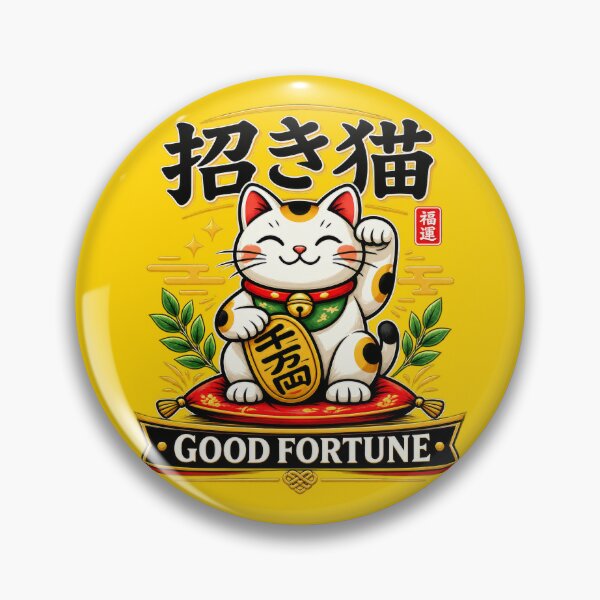 Item preview, Retro Maneki-Neko Design – Japanese Lucky Cat designed and sold by EzequielBC.