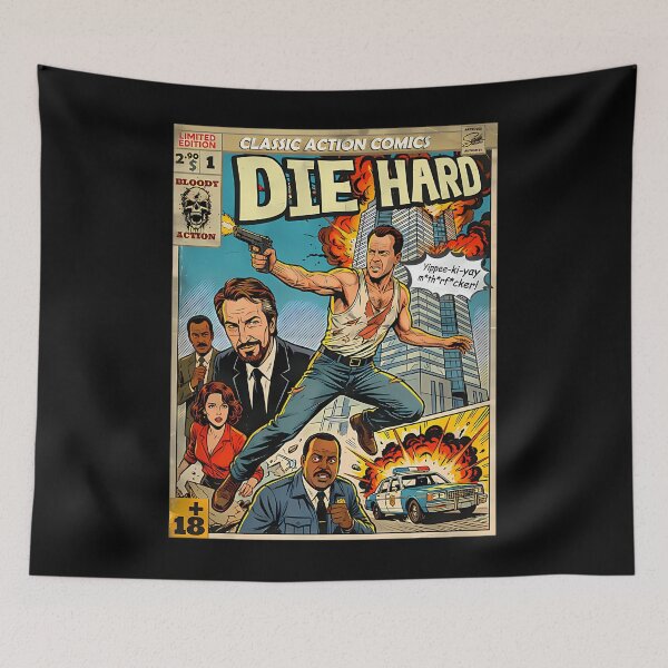 Item preview, Die Hard Movie designed and sold by castillobella.
