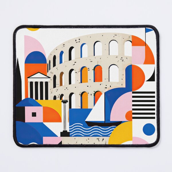 Item preview, Pula Croatia travel poster featuring a stylized ancient designed and sold by ckybe.