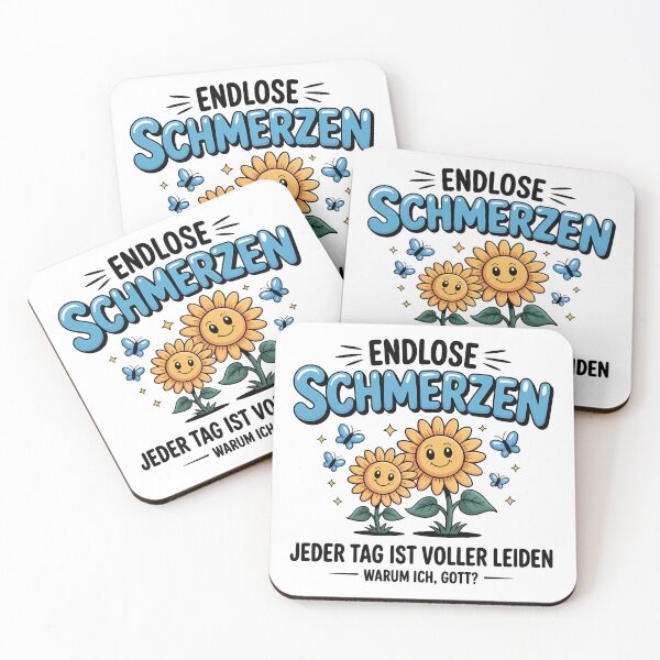 Item preview, Endlose Schmerzen — Ironisches Meme Design mit Sonnenblumen designed and sold by LoFizzy.