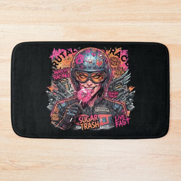 Item preview, Cyberpunk Helmet Sugar Trash Racer designed and sold by Voodoo Store Paranormal Collections.