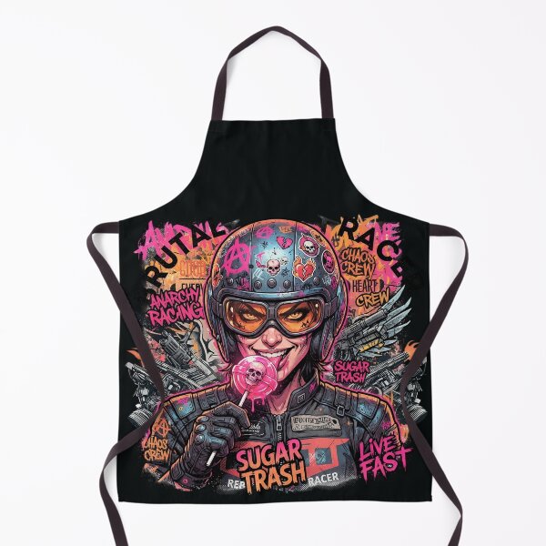 Item preview, Cyberpunk Helmet Sugar Trash Racer designed and sold by Voodoo Store Paranormal Collections.