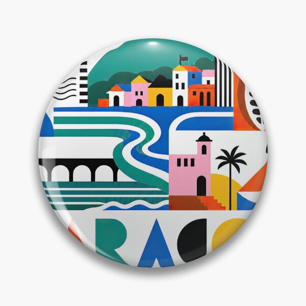 Item preview, Colorful retro travel poster illustrating Baracoa, Cuba with designed and sold by ckybe.