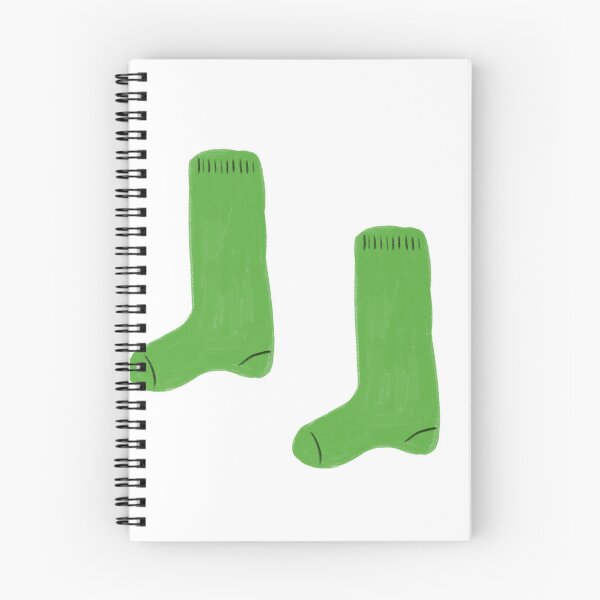 Item preview, Cozy Bright Green Crew Socks designed and sold by raun.draw.