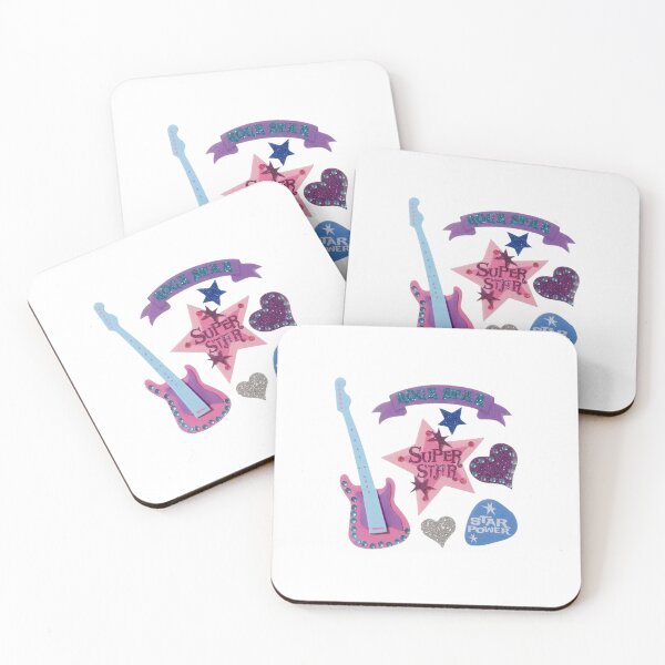Item preview, Rock Star Super Star Guitar Stickers designed and sold by Worldofrat.