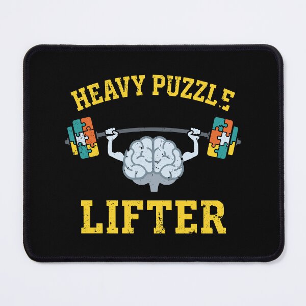 Item preview, Heavy Puzzle Lifter Retro Puzzle Solver Art SEP-530 designed and sold by noberic.