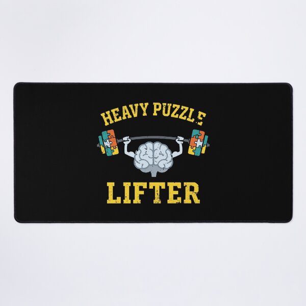 Item preview, Heavy Puzzle Lifter Retro Puzzle Solver Art SEP-530 designed and sold by noberic.