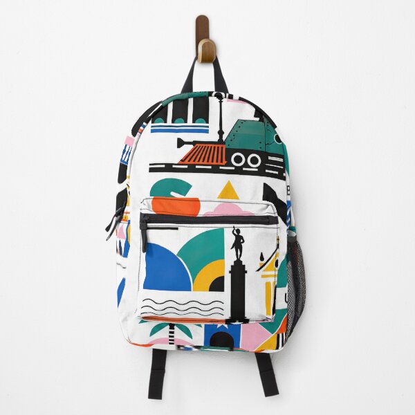 Item preview, Colorful Havana-inspired Cuba travel poster featuring historic a designed and sold by ckybe.