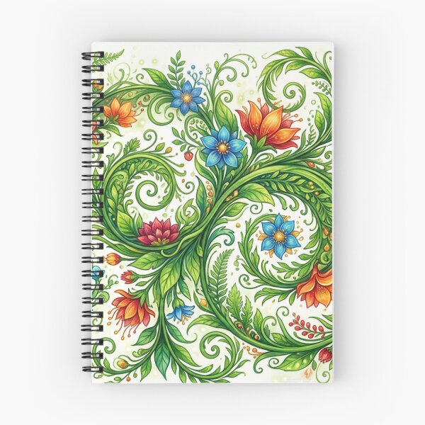 Item preview, Imaginative floral swirl world designed and sold by Sigtrix.