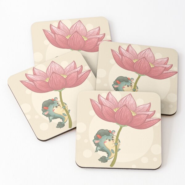 Item preview, Dragon Hugging a Lotus Flower designed and sold by Khotekmei.