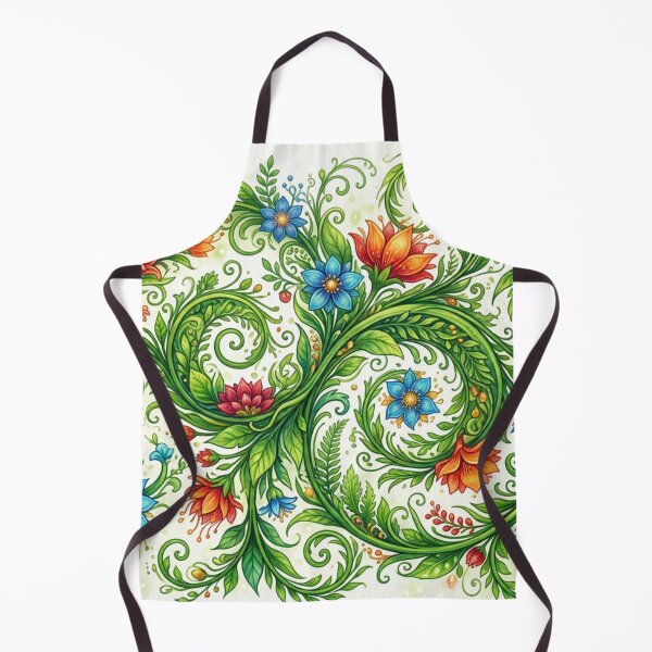 Item preview, Imaginative floral swirl world designed and sold by Sigtrix.