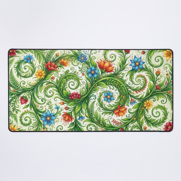 Item preview, Imaginative floral swirl world designed and sold by Sigtrix.