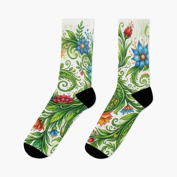 Item preview, Imaginative floral swirl world designed and sold by Sigtrix.