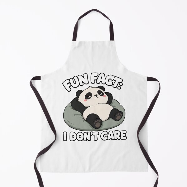 Item preview, Fun Fact I Don't Care Cute Panda Saying designed and sold by Dmo3HarkoArt.