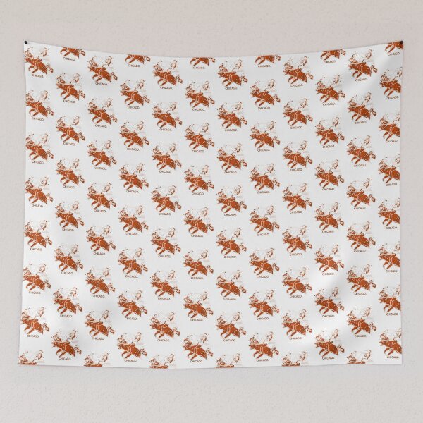 Item preview, Chicago Bears Inspired Vintage Football Design for Sports Fans designed and sold by Astro Cats Social Club.