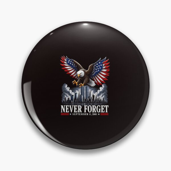 Item preview, Never Forget 9/11 American Eagle Memorial designed and sold by ImeldaSparks.