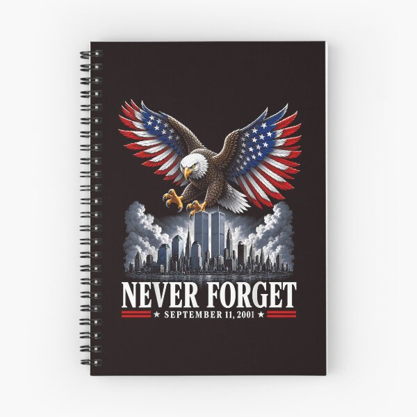 Item preview, Never Forget 9/11 American Eagle Memorial designed and sold by ImeldaSparks.