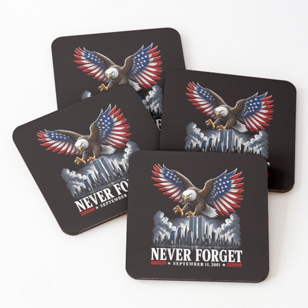 Item preview, Never Forget 9/11 American Eagle Memorial designed and sold by ImeldaSparks.