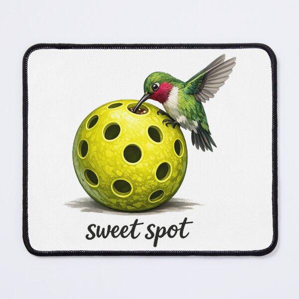 Item preview, Sweet Spot – Hummingbird Pickleball Art designed and sold by simplehcity.