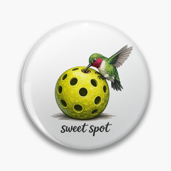 Item preview, Sweet Spot – Hummingbird Pickleball Art designed and sold by simplehcity.