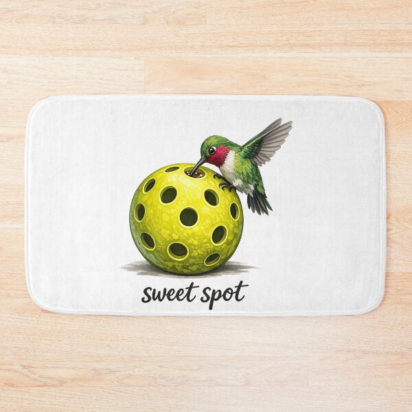 Item preview, Sweet Spot – Hummingbird Pickleball Art designed and sold by simplehcity.