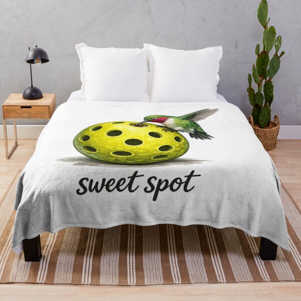 Item preview, Sweet Spot – Hummingbird Pickleball Art designed and sold by simplehcity.