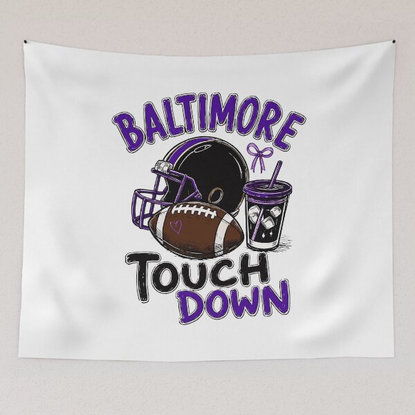 Item preview, Football Fan Baltimore Game Day Spirit designed and sold by BennMataka.