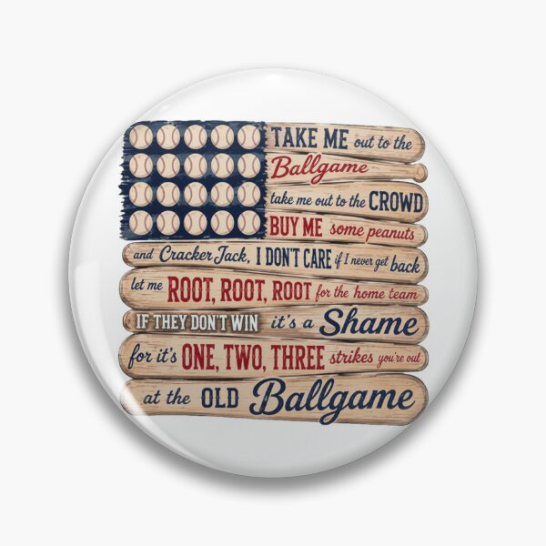 Item preview, Baseball American Flag Song Lyrics Tee designed and sold by TurnnerCallagh.