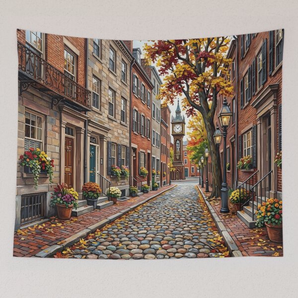 Item preview, Beacon Hill Travel Print, Boston USA designed and sold by POSTERIOCREW.