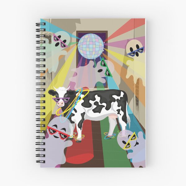 Item preview, Party Cow With Ghosts designed and sold by kerriestuff.