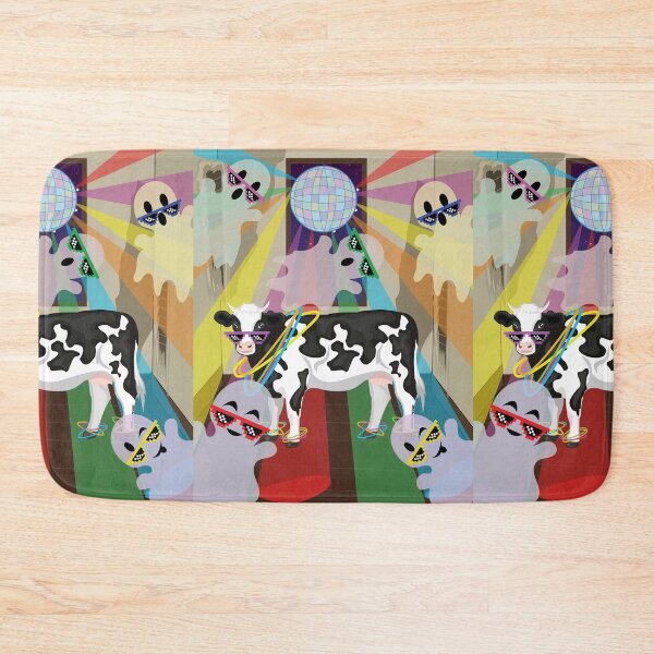 Item preview, Party Cow With Ghosts designed and sold by kerriestuff.