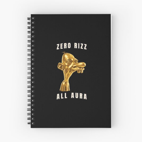 Item preview, Zero Rizz All Aura Neegy Meme Design designed and sold by nryum.