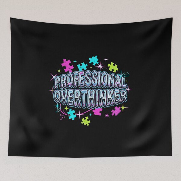 Item preview, Professional Overthinker Smart Thinker Art SEP-531 designed and sold by noberic.