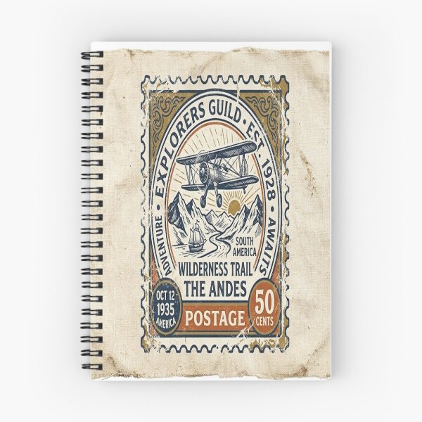 Item preview, Vintage Andes Wilderness Trail Explorer Stamp – South America Adventure Travel Retro T-Shirt Design  ? Alternative designed and sold by Sushikidsntoddlers.