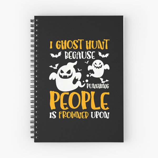 Item preview, Ghost Hunt Punching People Halloween Funny Quote designed and sold by YarningsandYear.