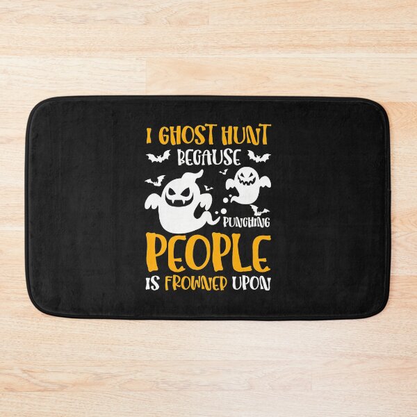 Item preview, Ghost Hunt Punching People Halloween Funny Quote designed and sold by YarningsandYear.