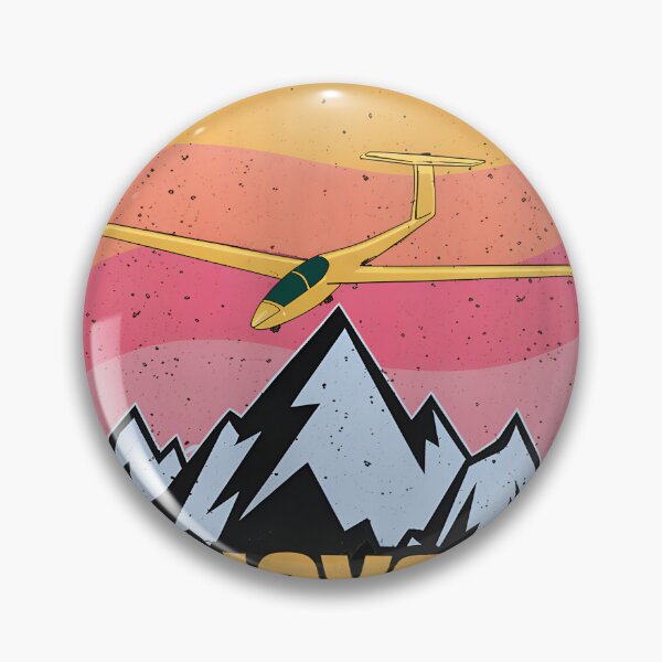 Item preview, Glider Plane Up Here Nobody Annoys Me Retro Sunset designed and sold by YarningsandYear.